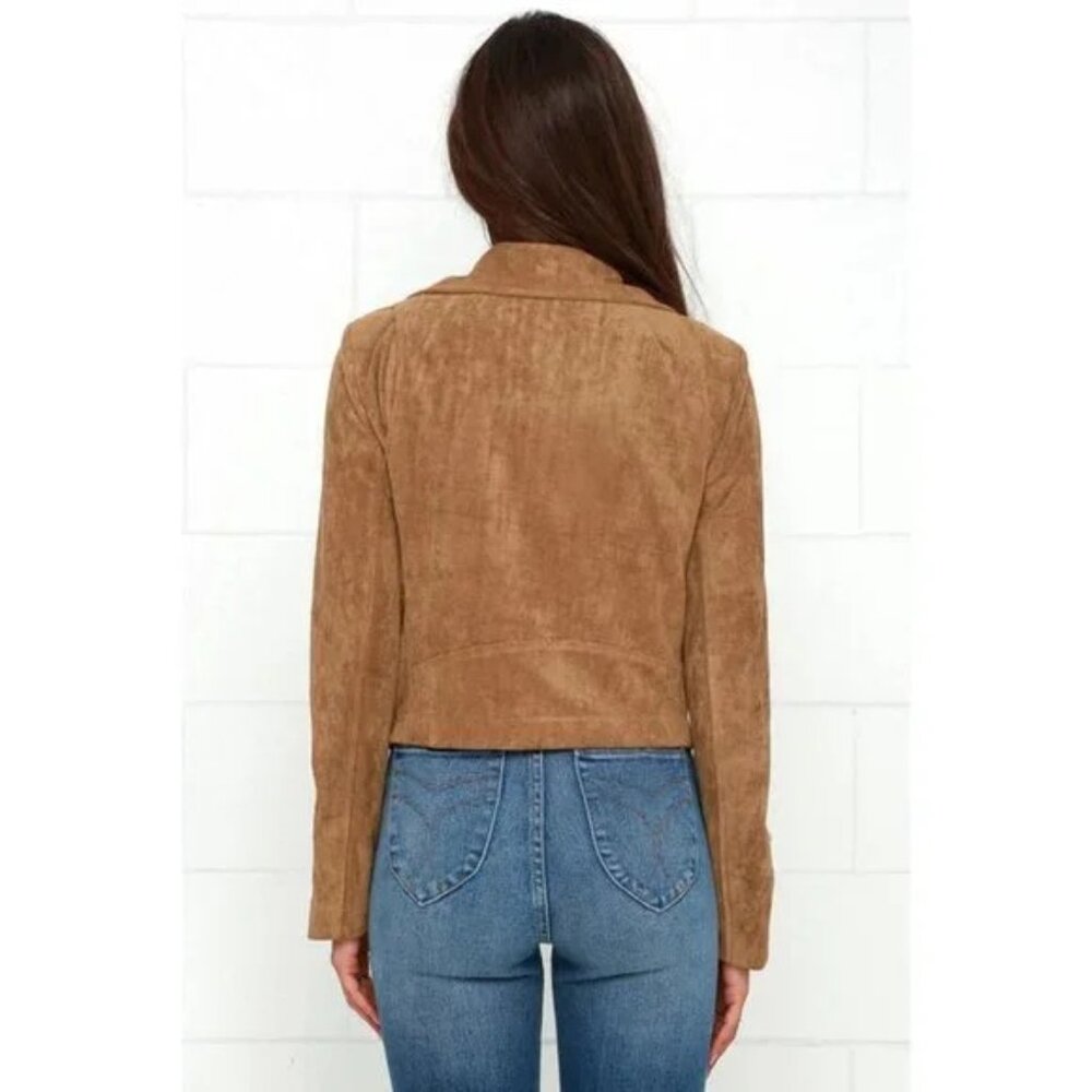 Lulus Suede with Love Moto Jacket - Picture 2 of 7